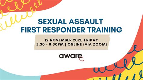 12 November 2021 Sexual Assault First Responder Training Online