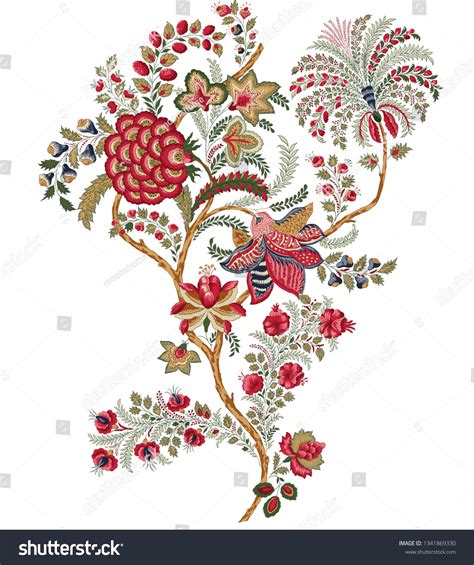 Flowers Blooming Cool Summer Stock Illustration 1341869330 | Shutterstock