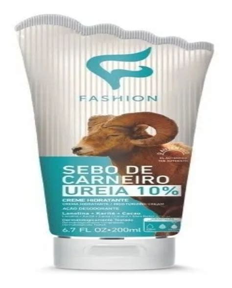 Creme Sebo Carneiro Hidratante Ureia Fashion Unid Mercado Livre