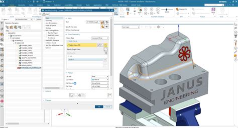 NX CAM Quicktipp Selection Of Guiding Curves JANUS Engineering Blog