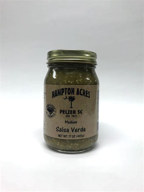 All Natural Salsa Verde – Hampton Acres – High Quality. All Natural ...