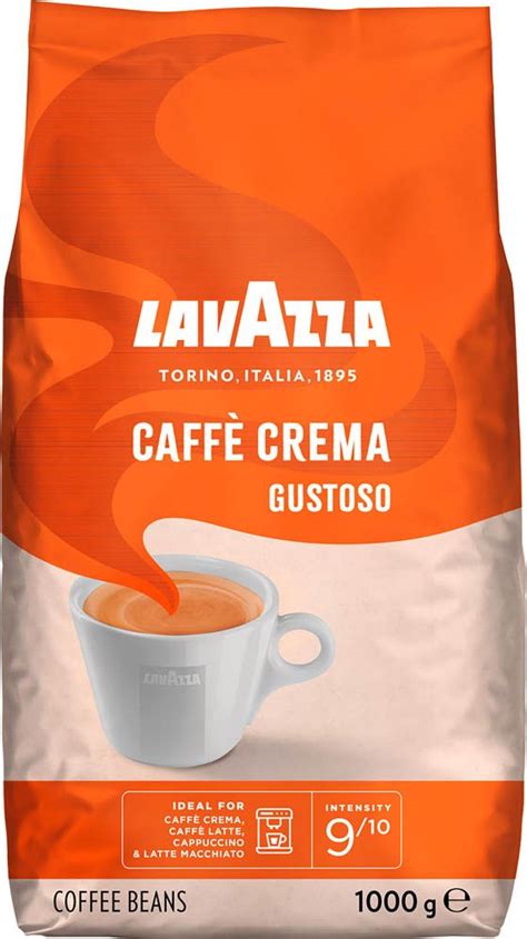 LAVAZZA Caffè Crema Gustoso Kaffeebohnen Arabica und Robustabohnen