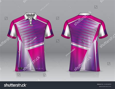 Polo Shirt Uniform Design Outdoor Sports Stock Vector Royalty Free