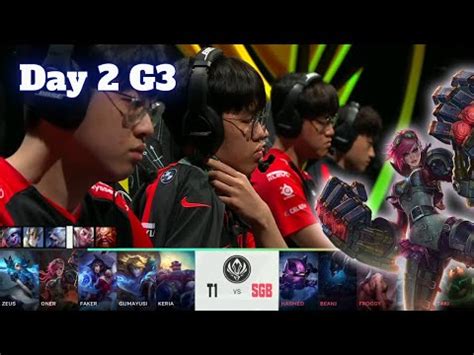 T1 Vs SGB Day 2 LoL MSI 2022 Rumble Stage T1 Vs Saigon Buffalo Full