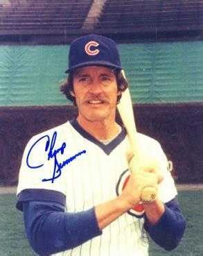 Champ Summers Autographed 8x10 Photo Chicago Cubs