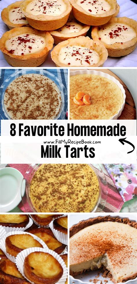 8 Favorite Homemade Milk Tarts - Fill My Recipe Book