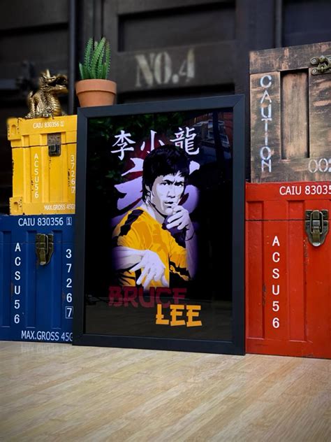 Quadro Moldura A Lenda De Bruce Lee Toyshow Tudo De Marvel DC