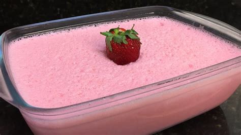 Receita De Gelatina De Morango Cremosa E Bem Aerada