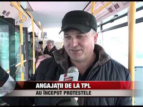 Angajații de la TPL au început protestele YouTube