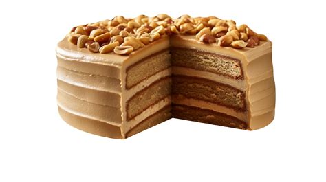 Ai Generated Peanut Butter Cake Isolated On Png Background 39106842 Png