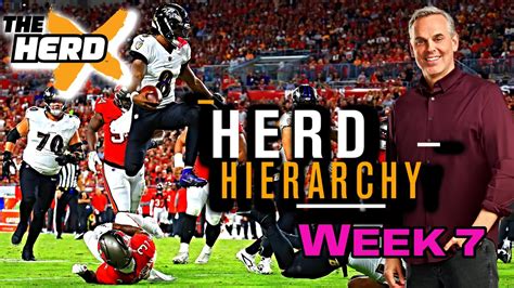 Herd Hierarchy Colin Cowherd Ranks His Top 10 NFL Teams After Week 7