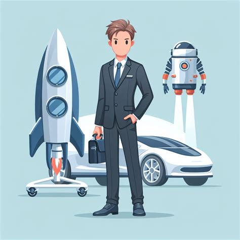 Elon Musk High Tech Entrepreneur Electric Vehicles And Space Innovator