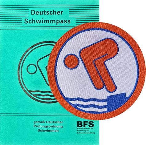 AXIONMARKT 2er Set 1x Deutscher Schwimmpass Mit 1x Bronze Abzeichen