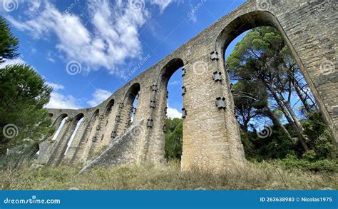 Tomar Aqueduct Templar Castle Portugal Historic Stock Photo - Image of ...