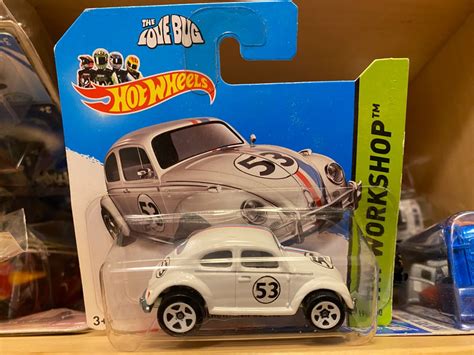 Hot Wheels Herbie The love Bug Volkswagen Beetle 興趣及遊戲 玩具 遊戲類