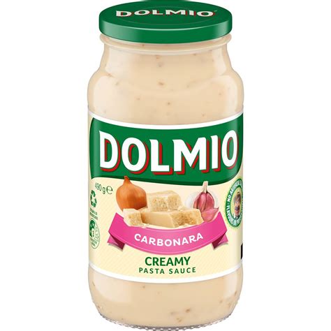 Dolmio Creamy Carbonara Pasta Sauce 490g Woolworths