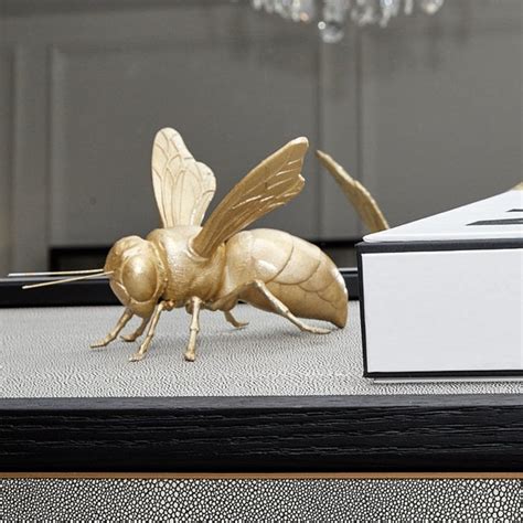 Decorative Gold Bee Ornament Fab Home Interiors