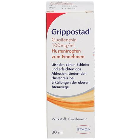 Grippostad Guaifenesin Ml Shop Apotheke At