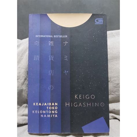 Jual Buku Keajaiban Toko Kelontong Namiya Keigo Higashino Shopee