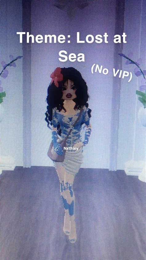 Lost At Sea In DTI In 2024 Sea Dress Dress To Impress Lost