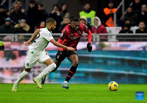 Italian Serie A Football Match Ac Milan Vs Sassuolo Xinhua