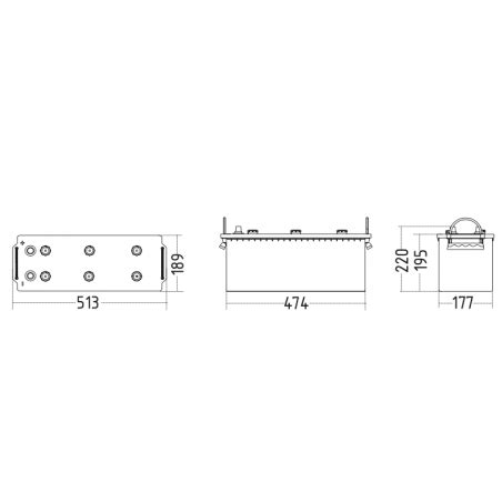 Batterie 12V 145AH 1000A DIN 65020 Puissance Pour Tracteurs Et Camions