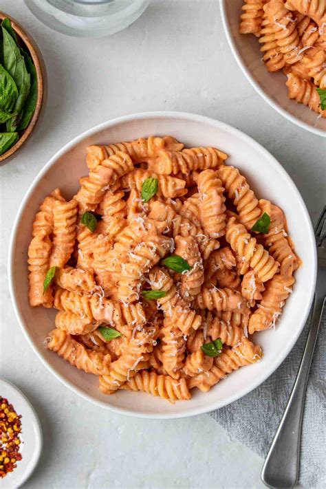 Tomato Cottage Cheese Pasta Stephanie Kay Nutrition