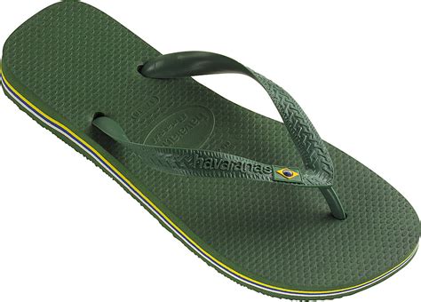 Havaianas Brazil Flip Flops In Green For Men Amazonia Lyst