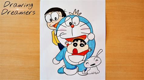 Doraemon And Shin Chan Together