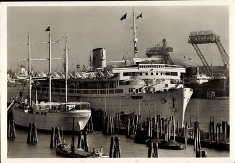 Foto Ansichtskarte Postkarte Kdf Dampfschiff Wilhelm Akpool De