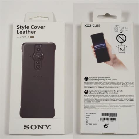 Official Genuine Sony Xqz Clbe Style Cover Leather Case For Xperia Pro