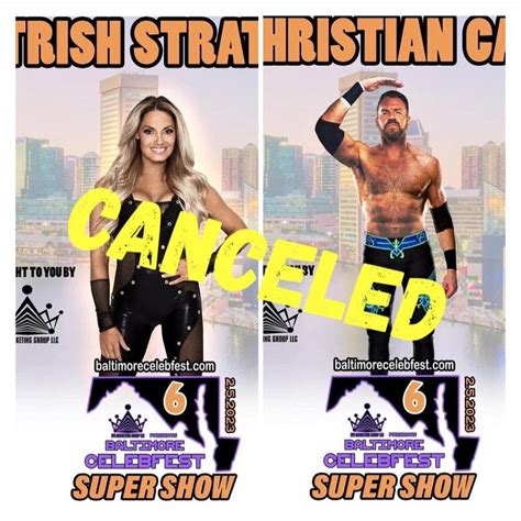 Trish Stratus & Christian Cage cancel Celebfest appearance