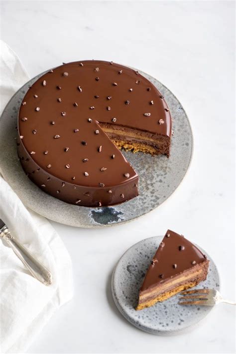 Entremets chocolat caramel Empreinte Sucrée Dessert chocolat