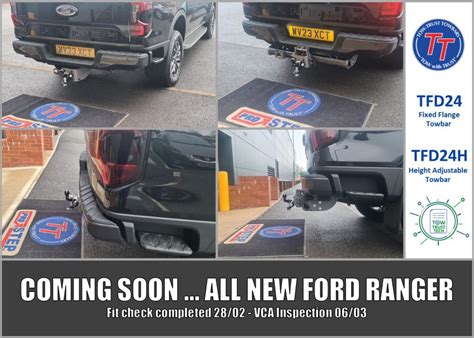 The All New Ford Ranger Towbar Dedicated Towing Electrcics Now