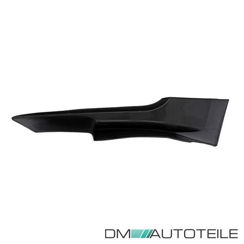 Vorfacelift Satz Flaps Splitter Lippe Schwarz Matt passend für BMW 3er