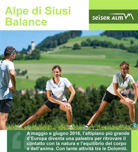 Turismo A Maggio E Giugno 2016 L Alpe Di Siusi Diventa Una Palestra