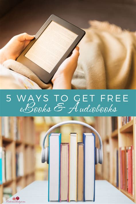 5 Ways To Get Free Ebooks And Audiobooks