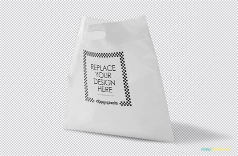 Standing Plastic Bag Mockup Free PSD | ZippyPixels