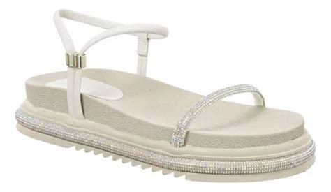 Sandalia Feminina Papete Birken Strass Brilho Ajust Vel Frete Gr Tis