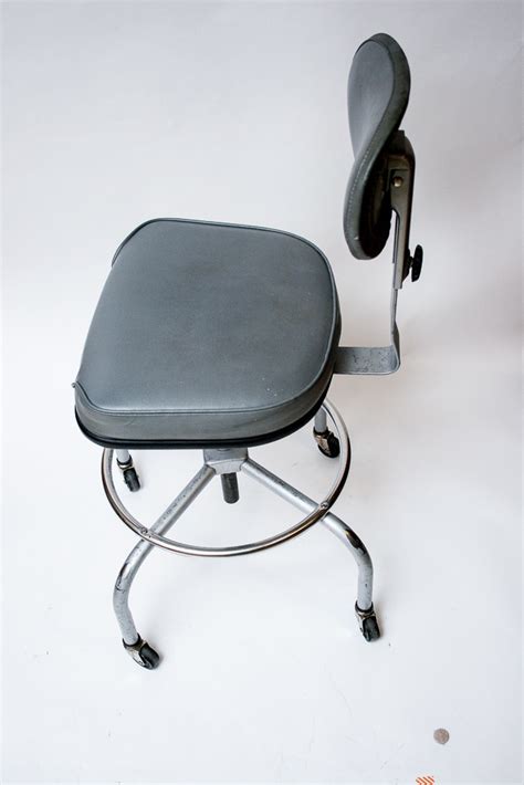 Vintage Drafting Stool By Cramer Industries Ebth