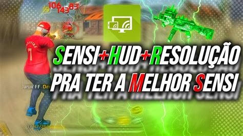 Sensi Hud Resolução Pra ter a melhor Sensibilidade na tela esticada