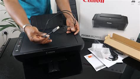 LEARN HOW TO SET UP CANON MG2555S PRINTER TO PC USING USB CABLE YouTube