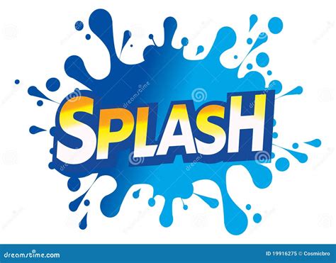 Splash Water Drop Logo Icon Cartoon Vector | CartoonDealer.com #19916275