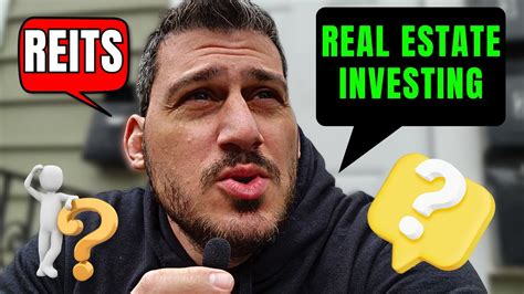 Should You Invest In Reits Real Estate Stocks Or Actual Real Estate Youtube