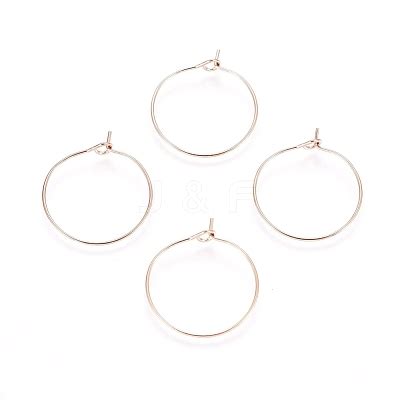 Wholesale Ion Plating IP 316L Surgical Stainless Steel Hoop Earring