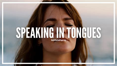 Powerful Prayers For Speaking In Tongues