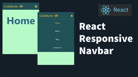 React Responsive Navbar React Router Functionalities YouTube