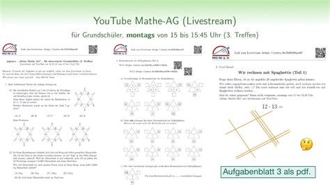 Mathe Ag F R Grundsch Ler Spielen Denken Knobeln Und T Fteln