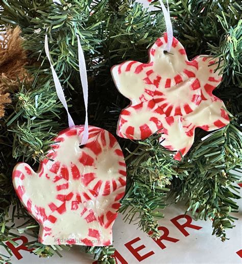 Melted Peppermint Candy Ornaments