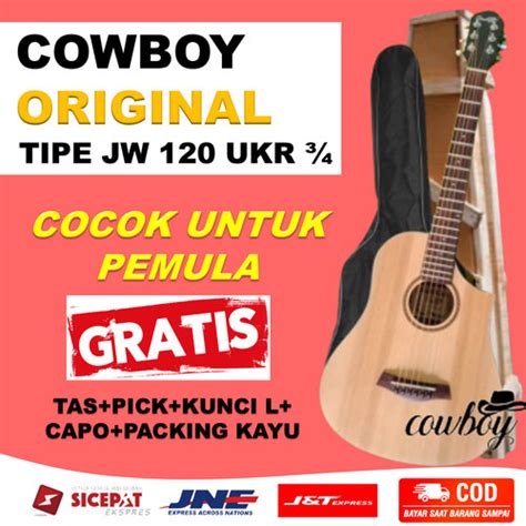 Jual Gitar Akustik Cowboy Original Jw Na Ns Untuk Pemula